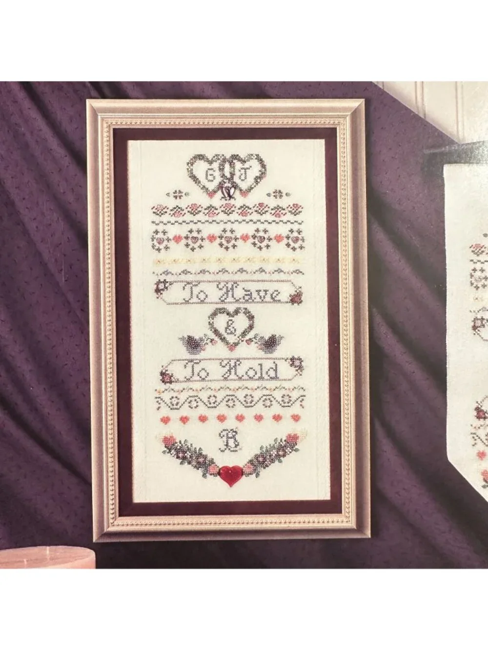 Mill Hill To Have & To Hold Cross Stitch Patterns Booklet Wedding